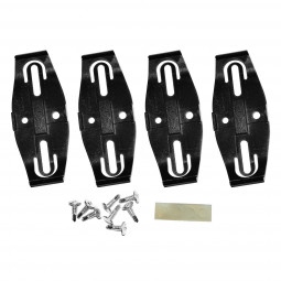 Plexiclick Svart Skylthållare (till 2st skyltar)