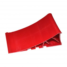 Hjulstopp / Stoppkloss Plast Röd (för släpvagn m.m.)