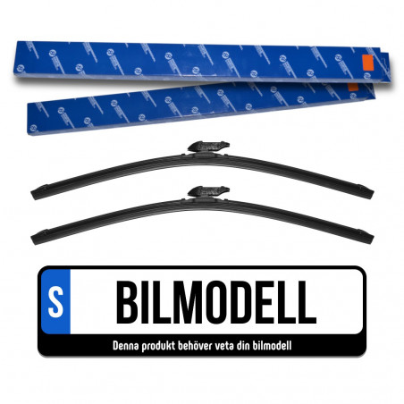 PPS Torkarblad FlatBlade Komplett Kit Fram (ange bilmodell)