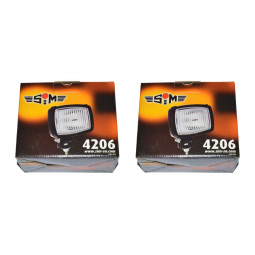SIM 4206 Arbetsljus H3 Halogen (2-pack)