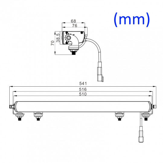 Starlight Nightsaver 20-tum LED-ramp 84W (Rak & Slimmad)