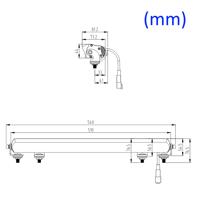 Starlight Nighthunter 20-tum LED-ramp 84W (Positionsljus)