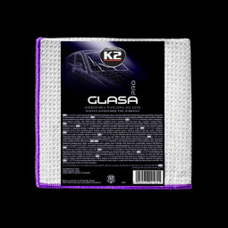 K2 Glasa Pro Våfflad Mikrofiberduk för Glas / Speglar (40x40cm)