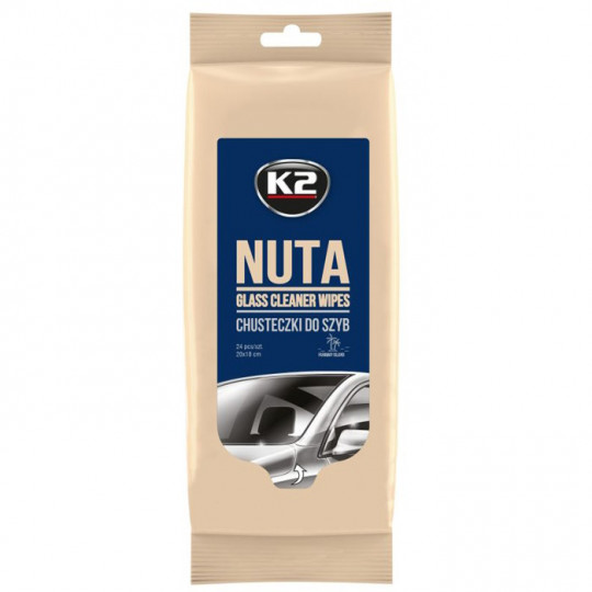 3-pack K2 Nuta Wipes Glasrengöring (24 st servetter)