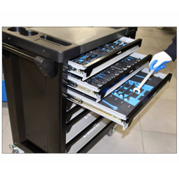 VISTA Verktygsvagn 7 lådor inkl. 250 st verktyg