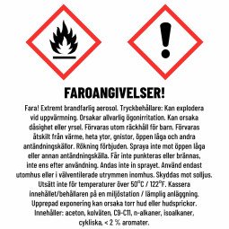 K2 Bromsoksfärg SVART 400 ml Sprayburk (Deep Black)