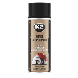 K2 Bromsoksfärg SVART 400 ml Sprayburk (Deep Black)