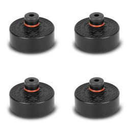 4-pack Jack Pads / Lyftpuckar Tesla, 25mm, platt undertill (Heyner)
