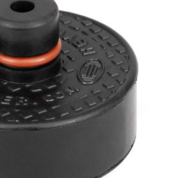 Domkraft Jack Pad / Lyftpuck till Tesla, 25mm, knopp undertill (Heyner)