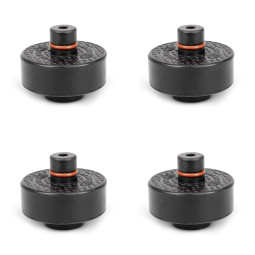 4-pack Jack Pads / Lyftpuckar Tesla, 25mm, knopp undertill (Heyner)