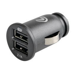 USB-laddare, 2x USB-port, 2100 mA, 12/24V (LAMPA PLUG IN UPDATE)