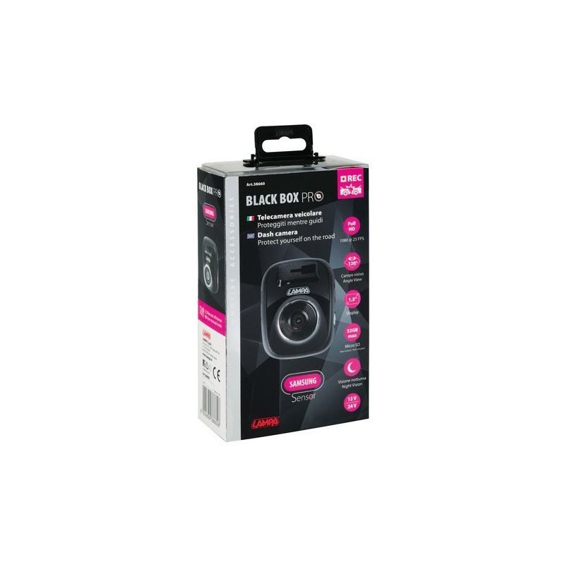 Black Box Pro Dash Cam, 1080P, 25 fps, 12/24V (LAMPA ACCESSORIES)