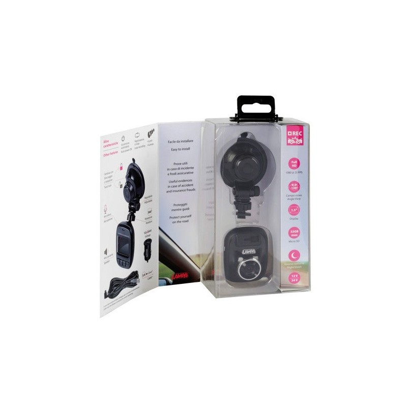 Black Box Pro Dash Cam, 1080P, 25 fps, 12/24V (LAMPA ACCESSORIES)