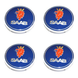 Saab Original Centrumkåpa 63 mm (4-pack, 12775052)