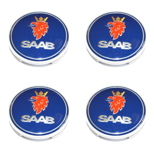 Saab Original Centrumkåpa 63 mm (4-pack, 12775052)