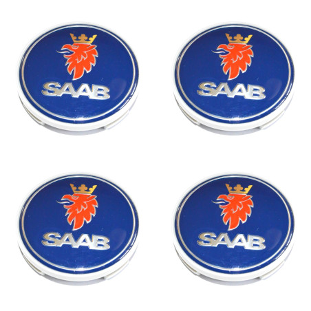 Saab Original Centrumkåpa 63 mm (4-pack, 12775052)
