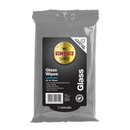 4-pack Simoniz XL Glasservetter / Glass Wipes (ECO-vänliga)