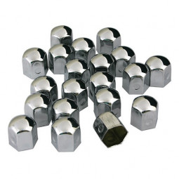 20st Kromade Kåpor Hjulbultar / Hjulmuttrar 17mm (Universal)